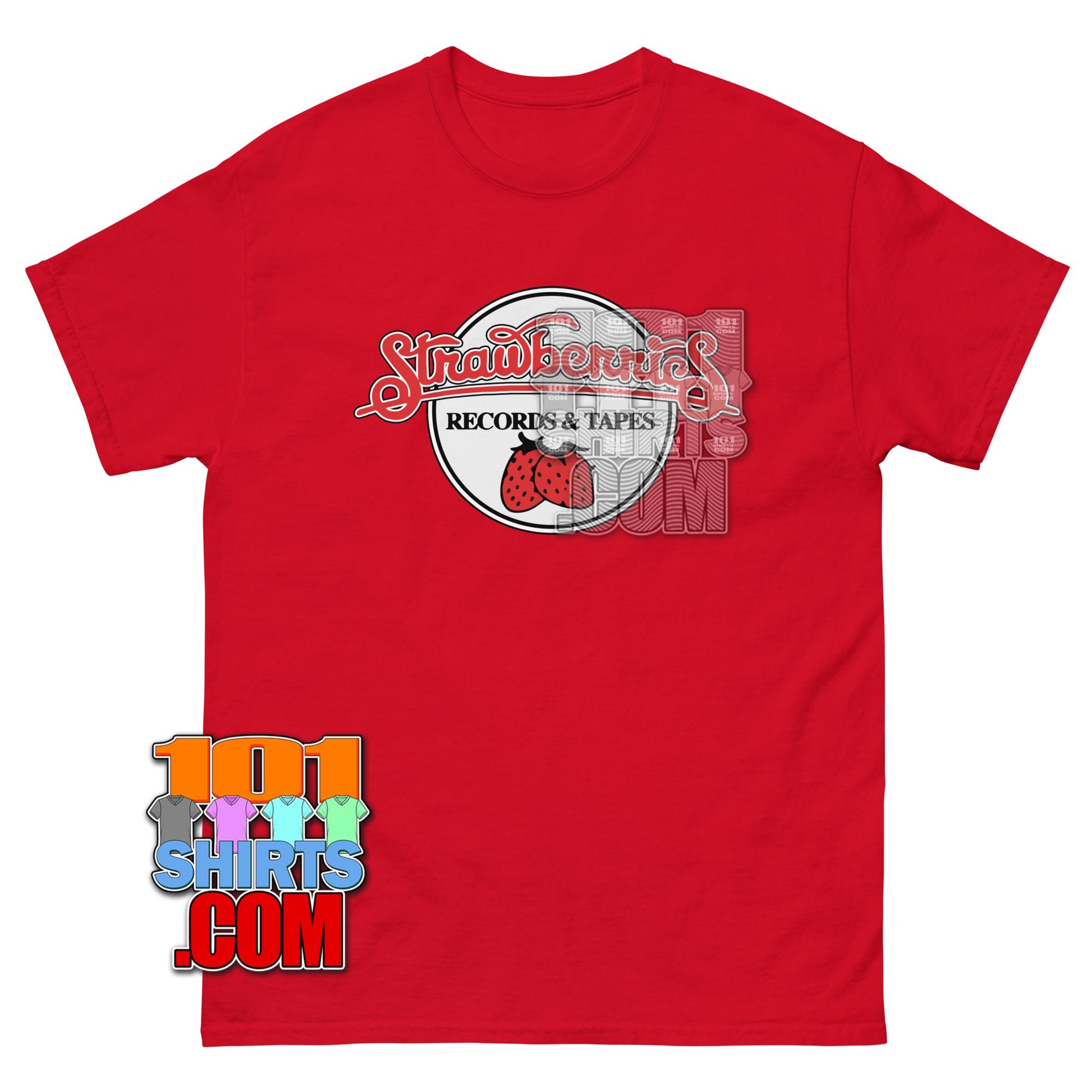 Adam Sandler Strawberries Records & Tapes T-Shirt