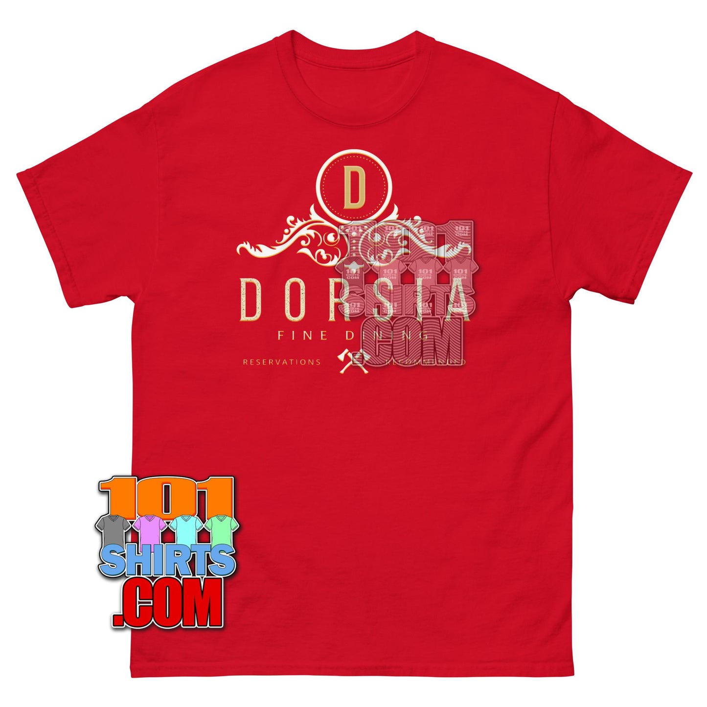 Dorsia Fine Dining Restaurant Logo T-Shirt inspired by American Psycho