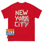 Cool New York City NYC Faux Masking Tape Print T-Shirt