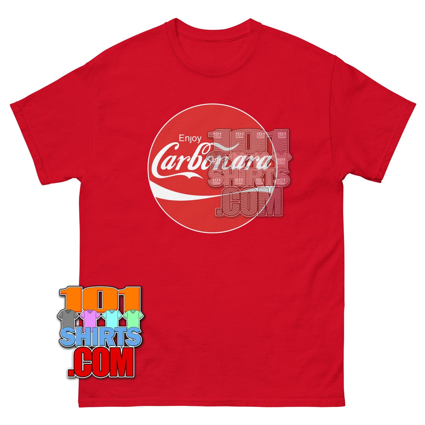Enjoy Carbonara Coca Cola Parody Graphic T-Shirt