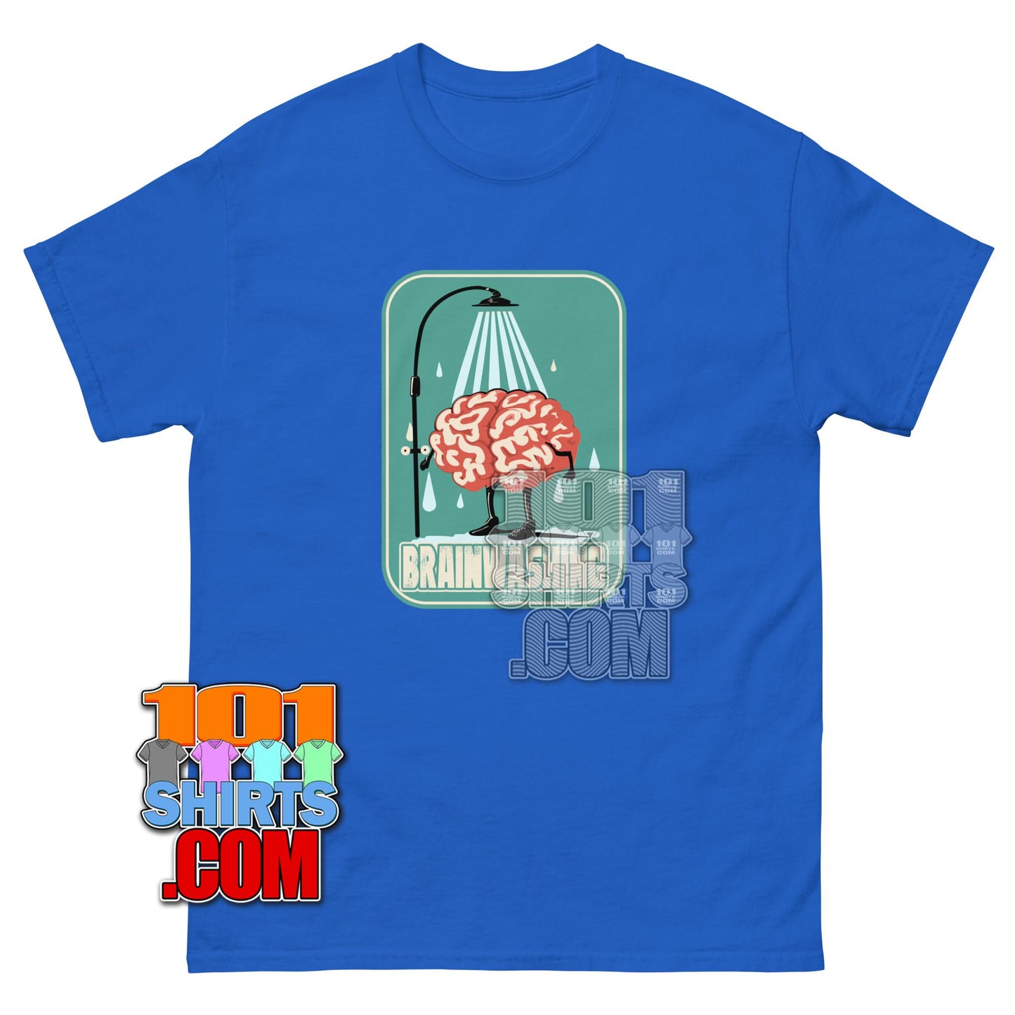 Brainwashing T-Shirt Funny Brain Shower Graphic Tee