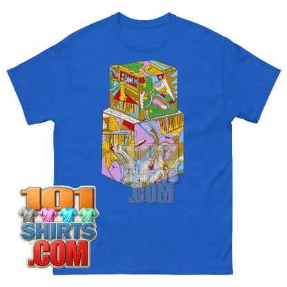 The Big Bang Theory Sheldon Cooper Surreal Life Cube T-Shirt