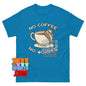 No Coffee No Workee Sloth T-Shirt Funny Caffeine Lover Graphic Tee