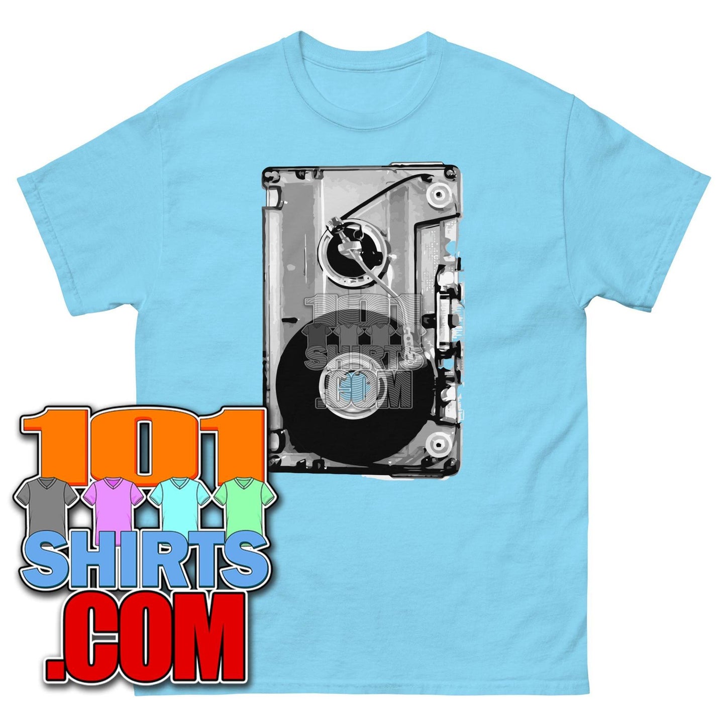 Audio Cassette Tape Retro VINTAGE MUSIC Mixtape 70S 80S 90S T-Shirt - 101SHIRTS