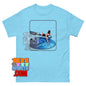 Vinyl Record Water T-Shirt Surreal Music Girl Turntable Graphic Tee