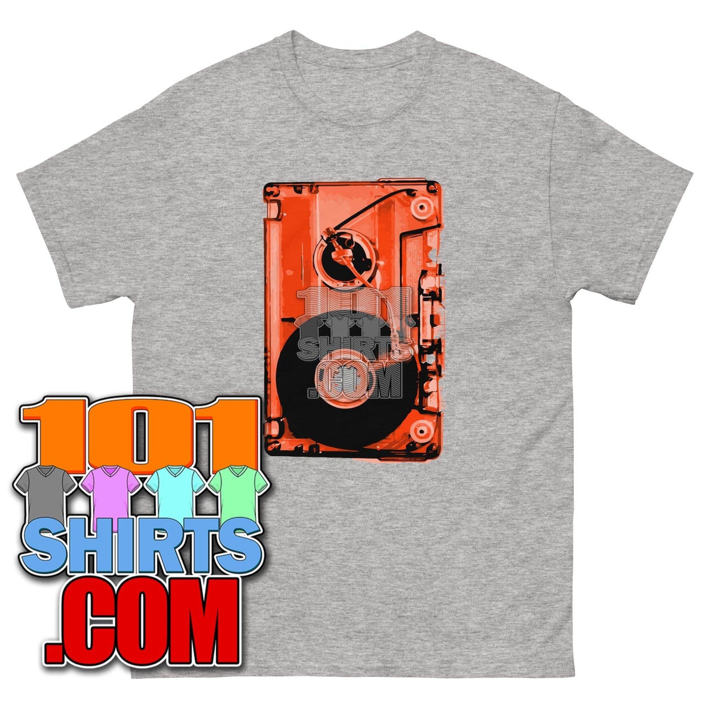 Audio Cassette Tape Retro VINTAGE MUSIC Mixtape 70S 80S 90S T-Shirt - 101SHIRTS