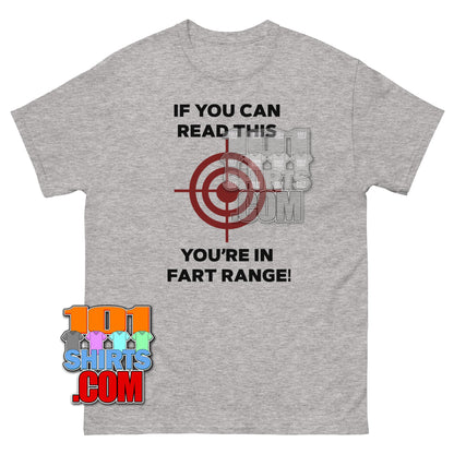 Hubie Halloween Movie 2020 If You Can Read This You're In Fart Range T-Shirt
