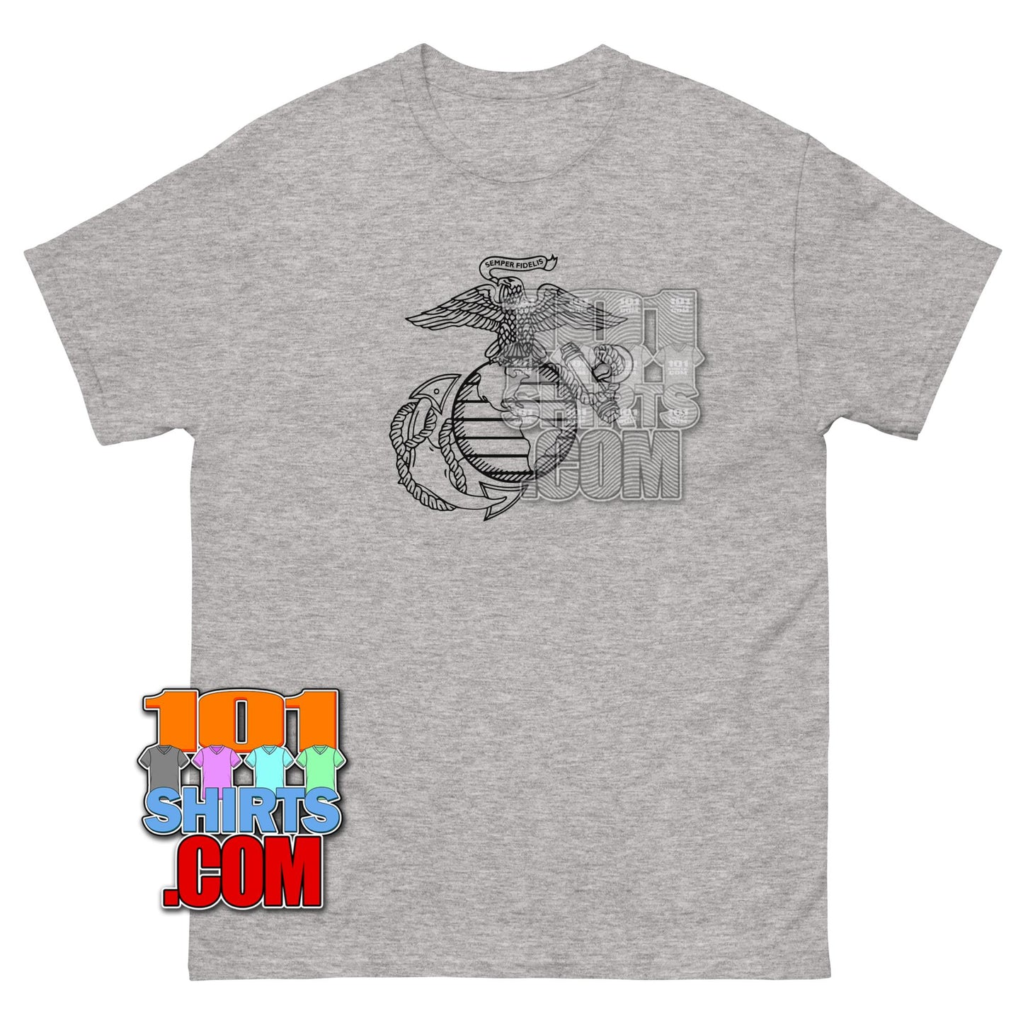 Avatar Movie 2009 Jake Sully Sam Worthington US Marines Eagle Globe Anchor Semper Fidelis T-Shirt