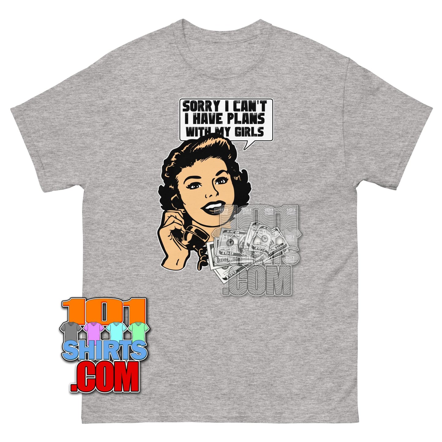 Funny Girls Trip T-Shirt Sorry I Have Plans With My Girls Squad Tee