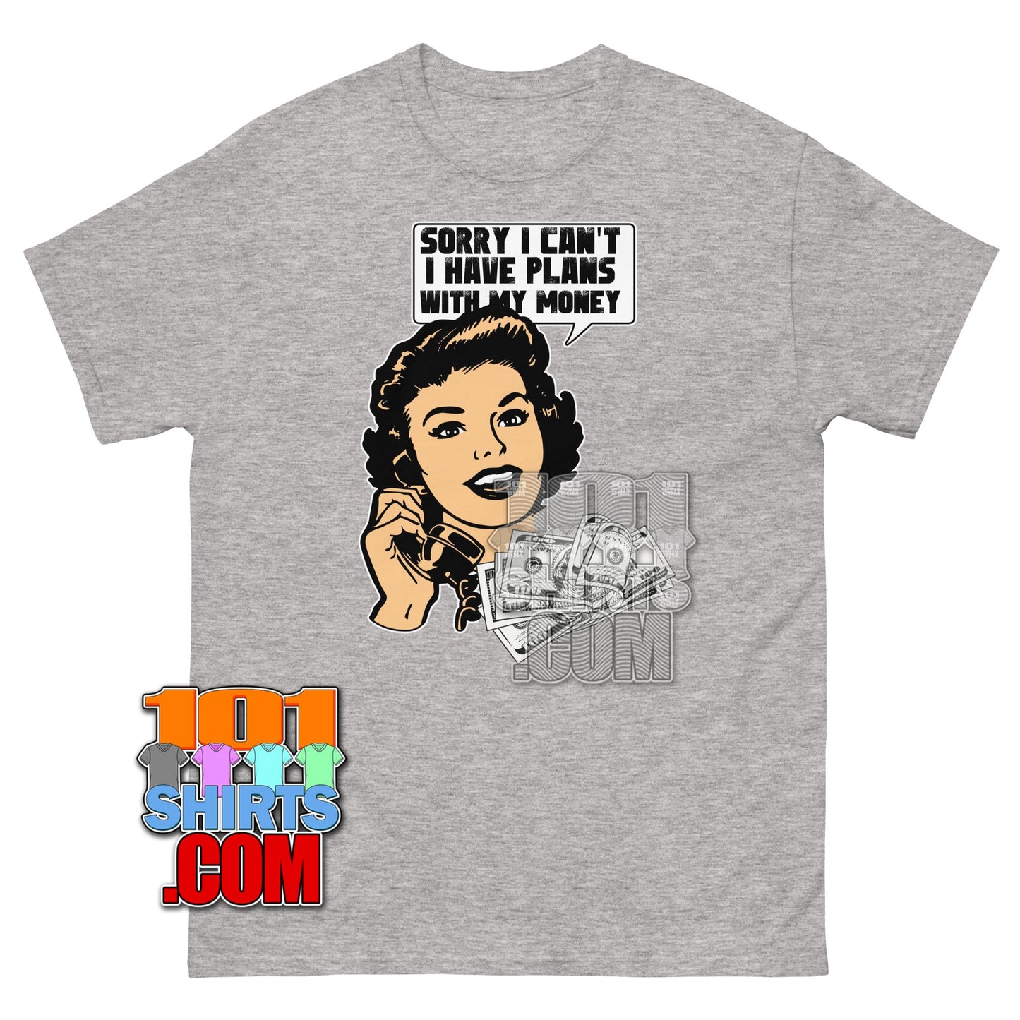 Funny Finance T-Shirt Sorry I Have Plans With My Money Investor Tee