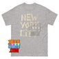 Cool New York City NYC Faux Masking Tape Print T-Shirt