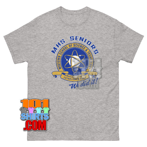 Spider-Man No Way Home Tom Holland Peter Parker Midtown School of Science and Technology Logo T-Shirt