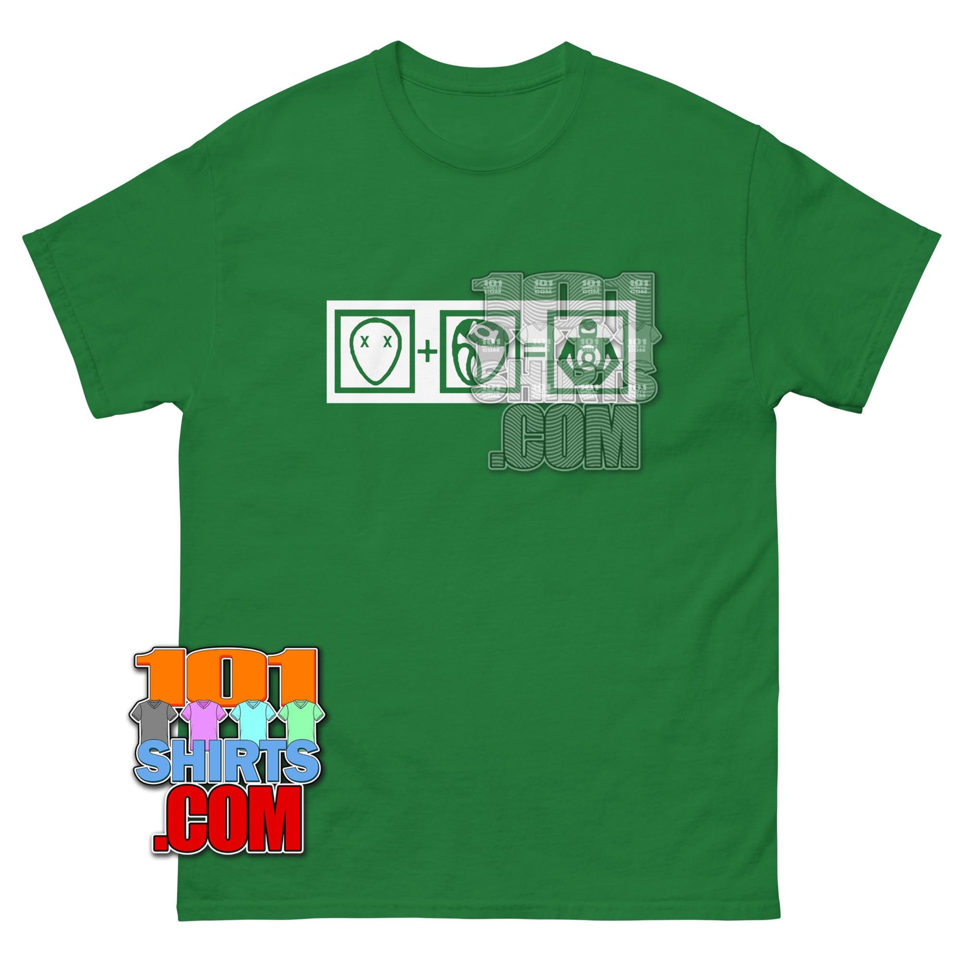The Big Bang Theory Green Lantern Equation Formula Sheldon Cooper T-Shirt