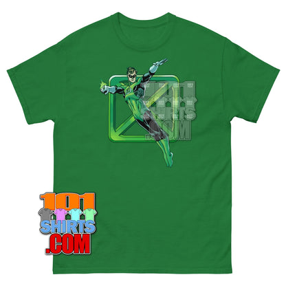 The Big Bang Theory Sheldon Cooper Green Lantern Cross T-Shirt