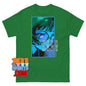 Kawaii Anime Girl T-Shirt Aesthetic Blue Glasses Japanese Streetwear