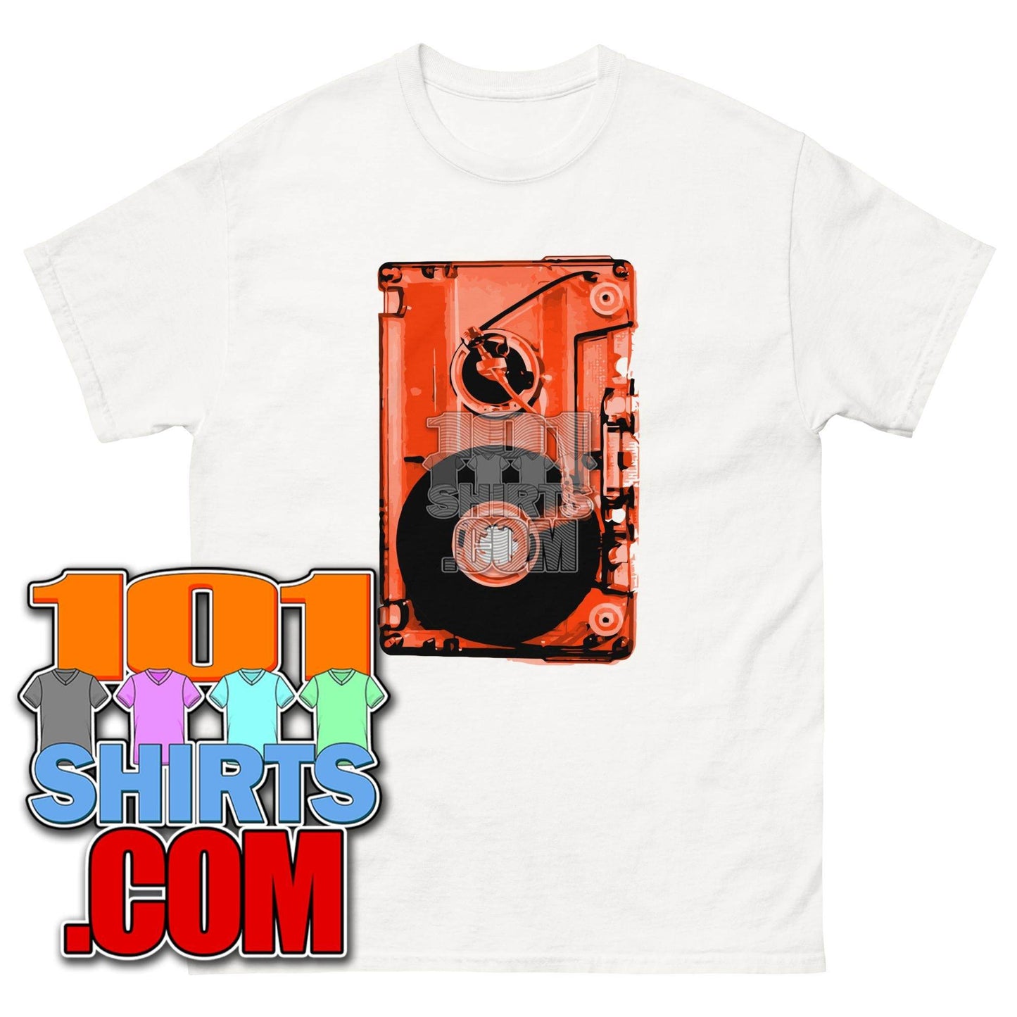 Audio Cassette Tape Retro VINTAGE MUSIC Mixtape 70S 80S 90S T-Shirt - 101SHIRTS