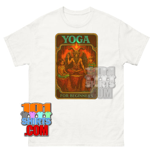 Yoga for Beginners Dark Humor T-Shirt
