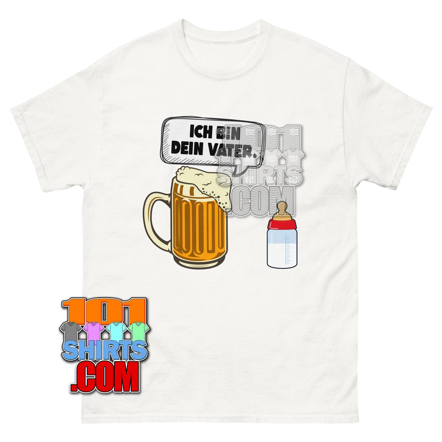 Ich bin dein Vater Bier Babyflasche Lustiges Papa Geschenk T-Shirt