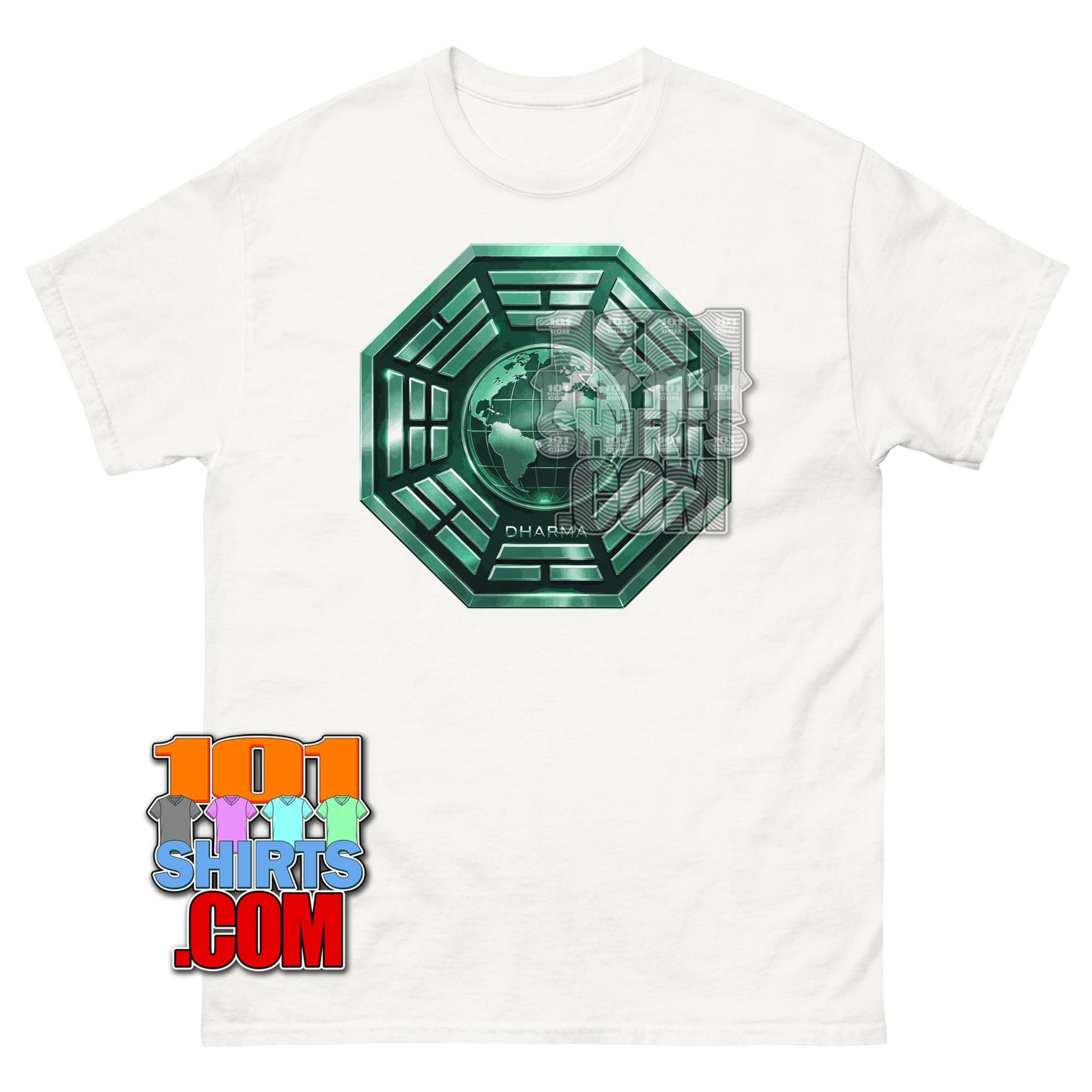 Lost TV Show Dharma Perl Station Logo T-Shirt