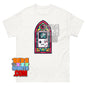 Retro Game Boy Stained Glass T-Shirt Funny Gamer Gaming Nerd Gift Tee