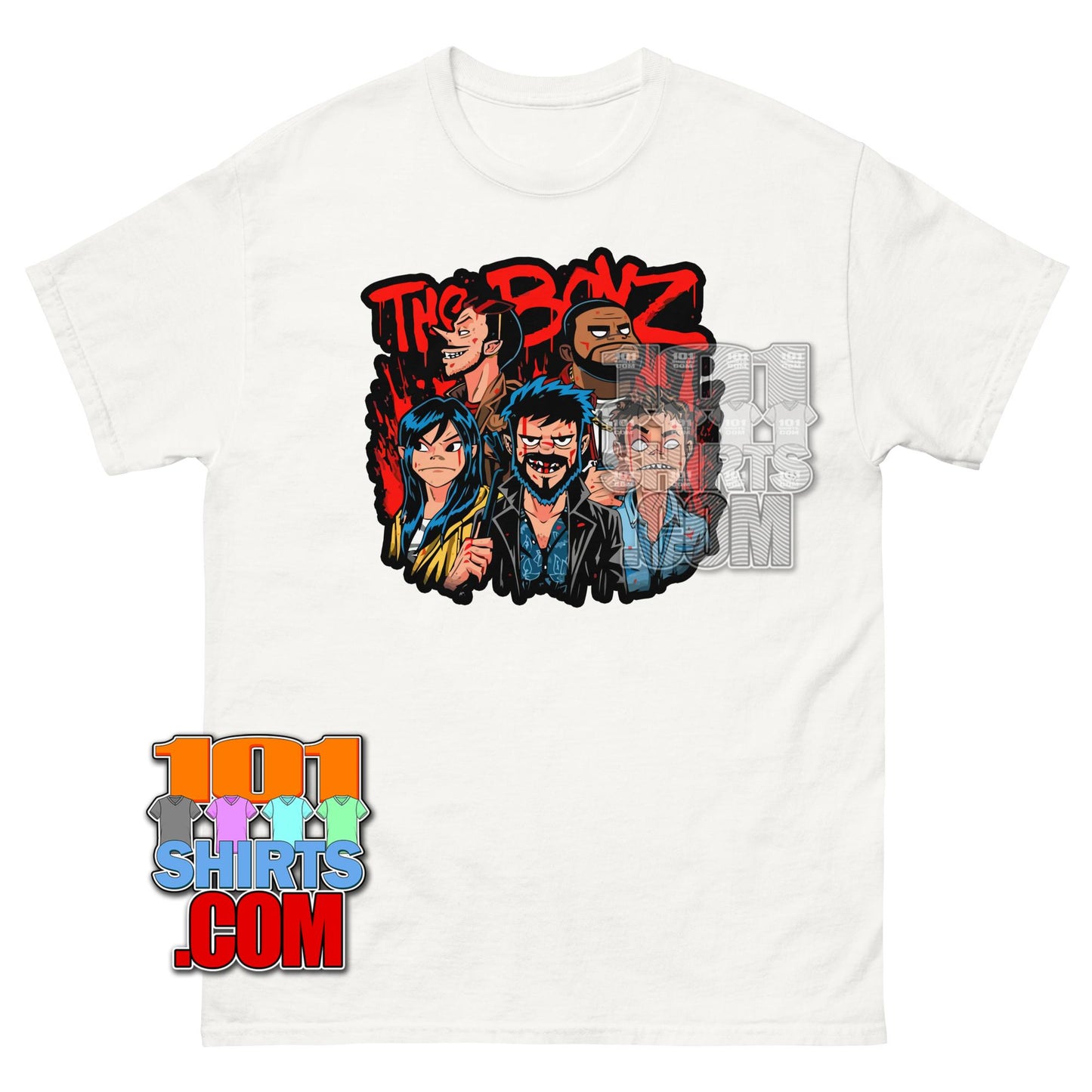 The Boys TV Serie Funny Gorrillaz Band Parody Tee.
