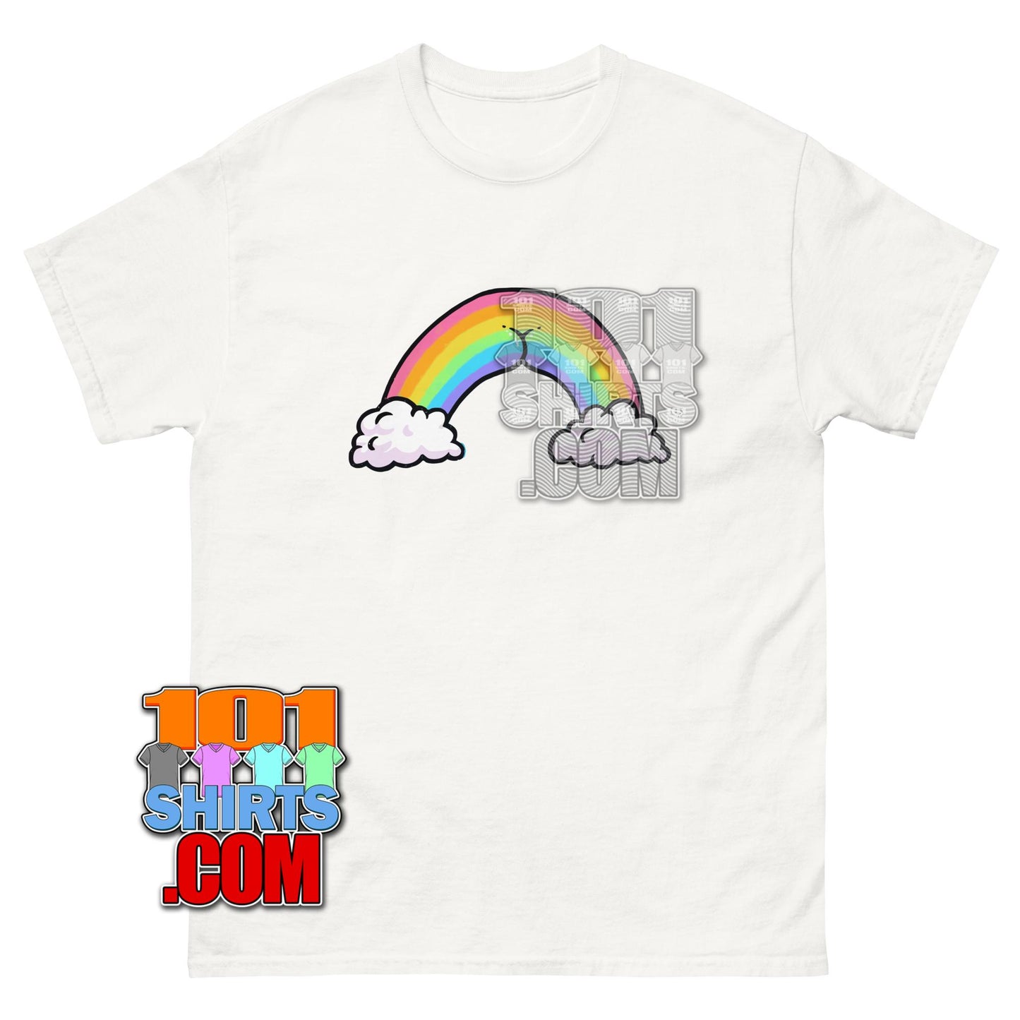 Rainbow Butt T-Shirt Funny Cheeky Pride Art Rainbow Bum Graphic Tee