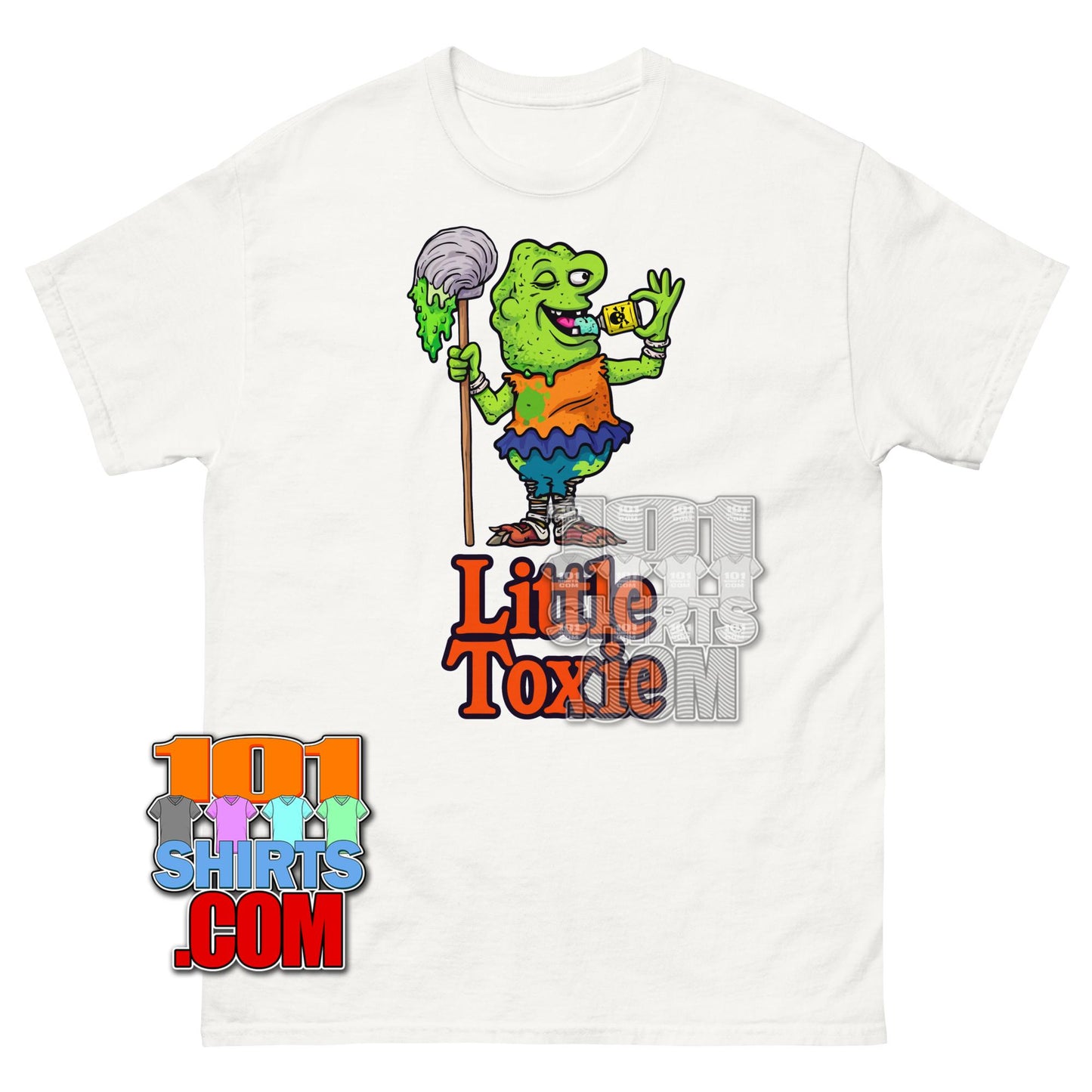 The Toxic Avenger Little Caesars Pizza Funny Little Toxie T-Shirt