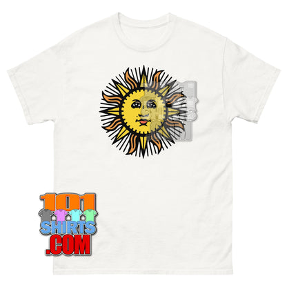 I Saw the TV Glow Horror Movie 2024 Justice Smith Owen Illustrated Sun Face T-Shirt