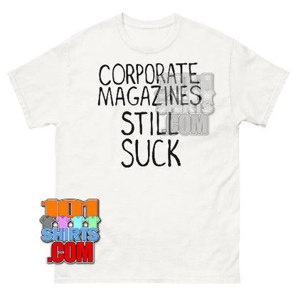 Corporate Magazines Still Suck T-Shirt worn by Kurt Cobain Nirvana