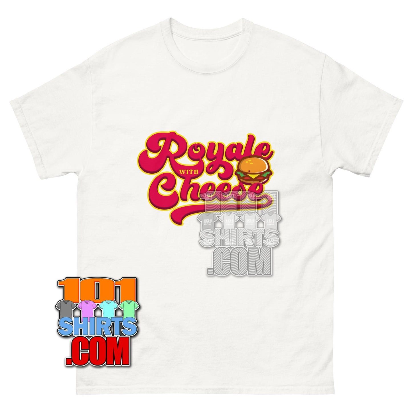 Royale with Cheese T-Shirt Funny Pulp Fiction Burger Movie Fan Tee