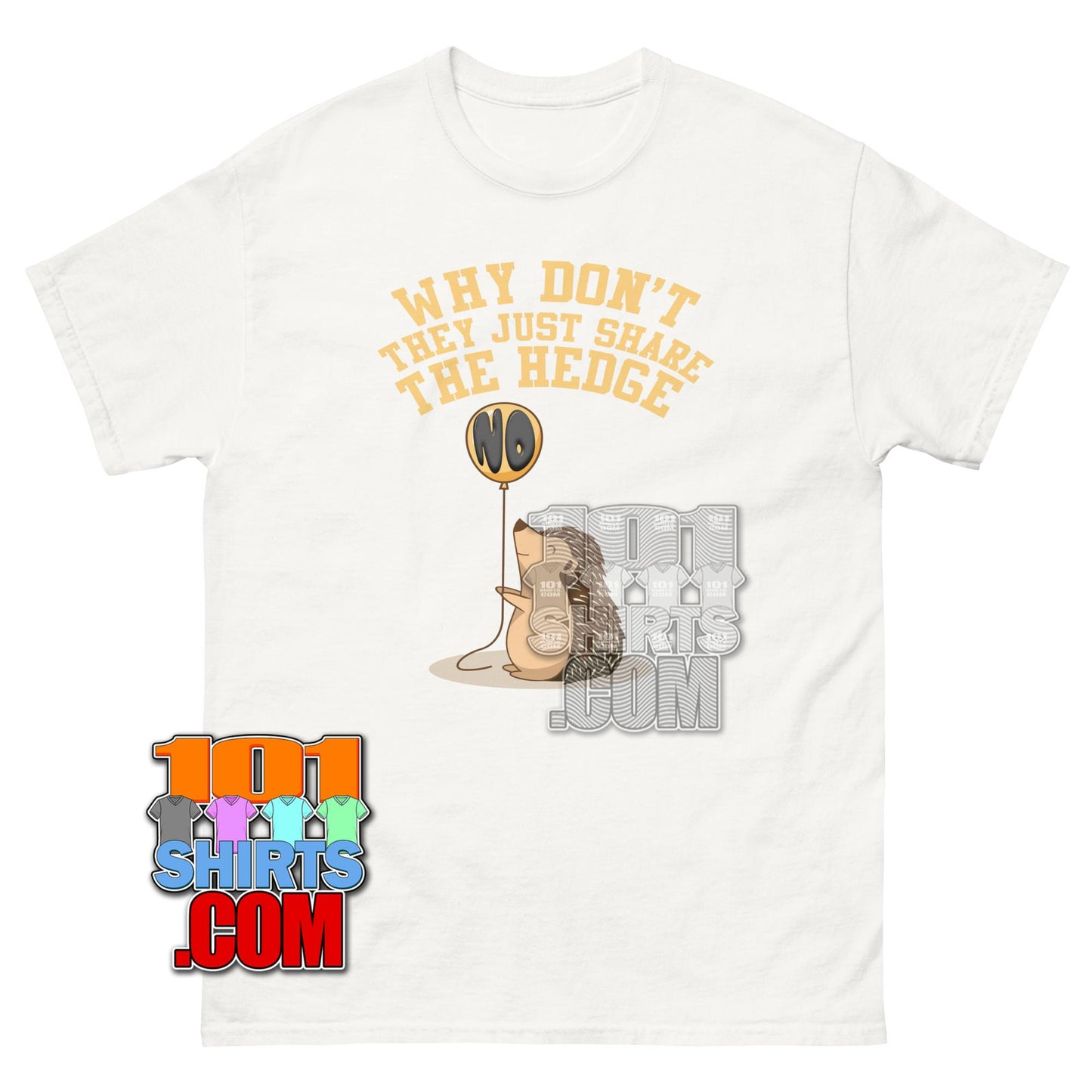 The Hedge Hedgehog T-Shirt Funny Cute Animal Nature Lover Graphic Tee