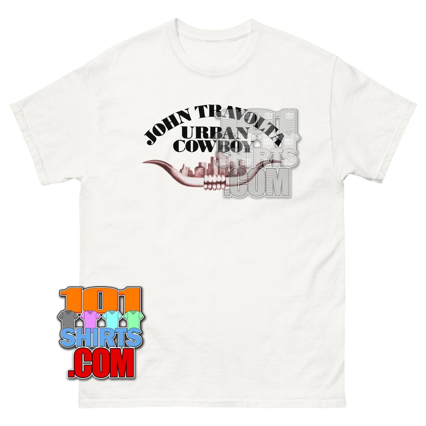 URBAN COWBOY Movie 1980 John Travolta Logo T-Shirt