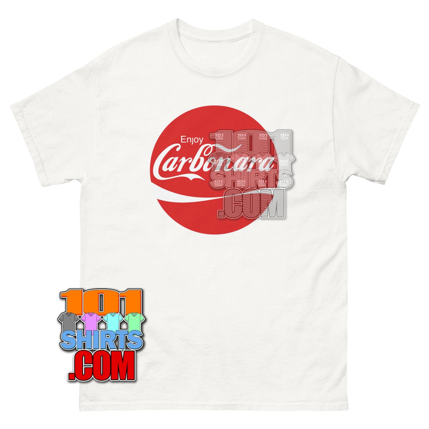 Enjoy Carbonara Coca Cola Parody Graphic T-Shirt