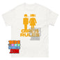 Girls Rules Yellow Aesthetic Feminist Funny Graphic Tee T Shirt