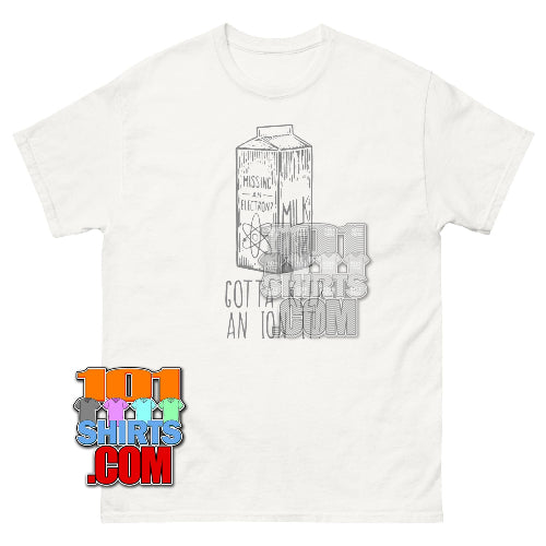 Spider-Man No Way Home Tom Holland Peter Parker Milk Missing a Electron Gotta Keep An Ion It T-Shirt