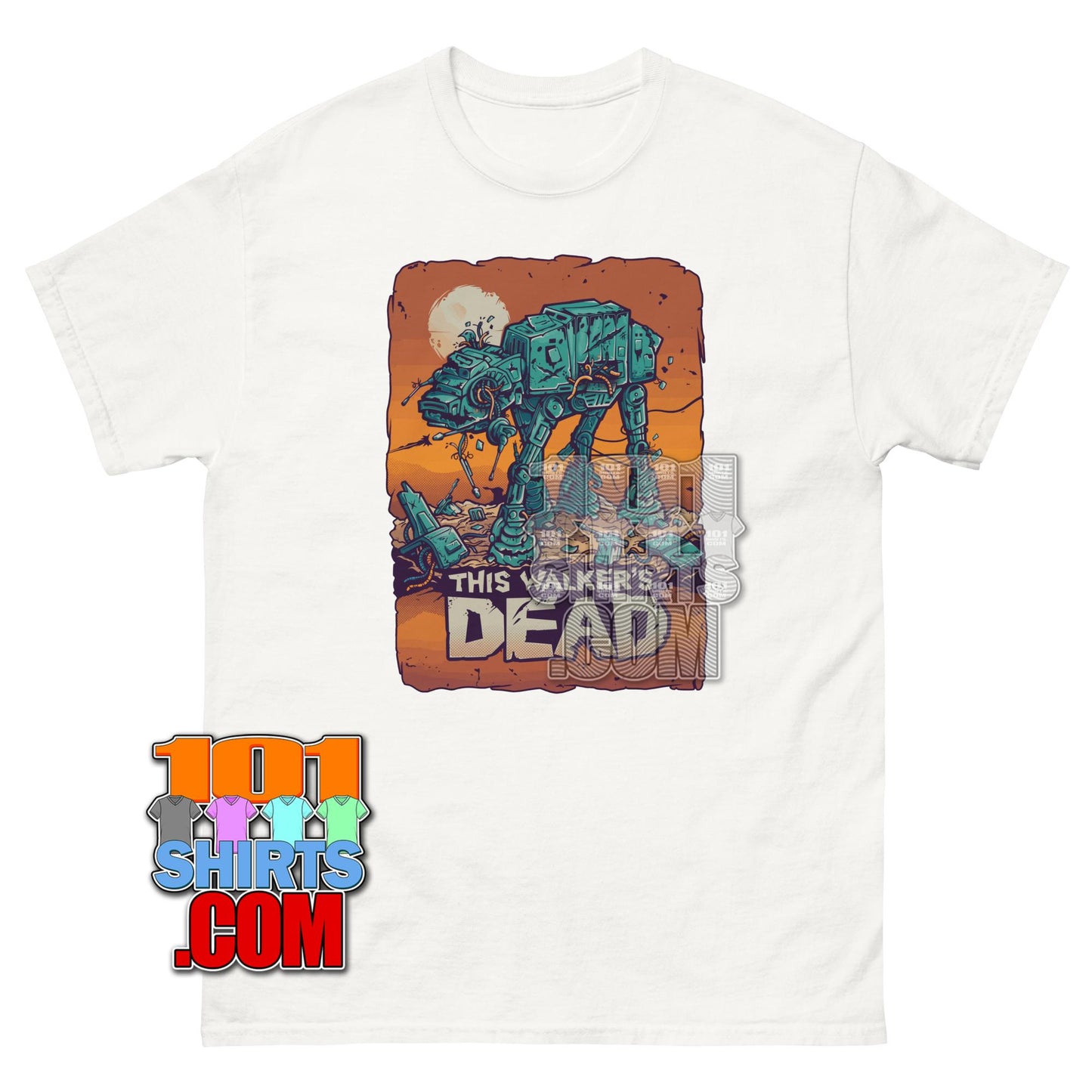 Star Wars AT-AT Walker Walking Death TV-Series Parody Mashup T-Shirt