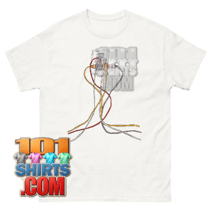 STUART FAILS TO SAVE THE UNIVERSE HBO Stuart Bloom Power Cords Plug T-Shirt