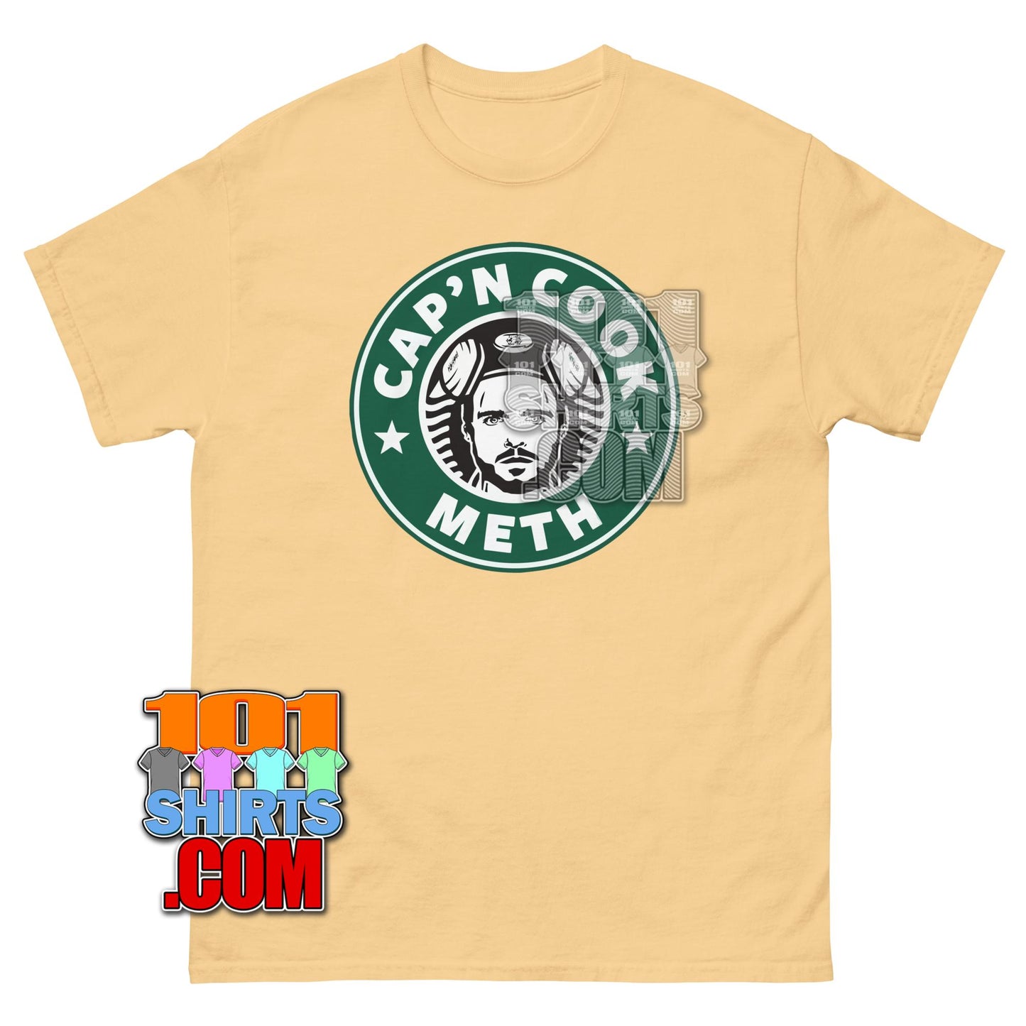 Breaking Bad Capn Cook Jesse Pinkman Starbucks Parody T-Shirt