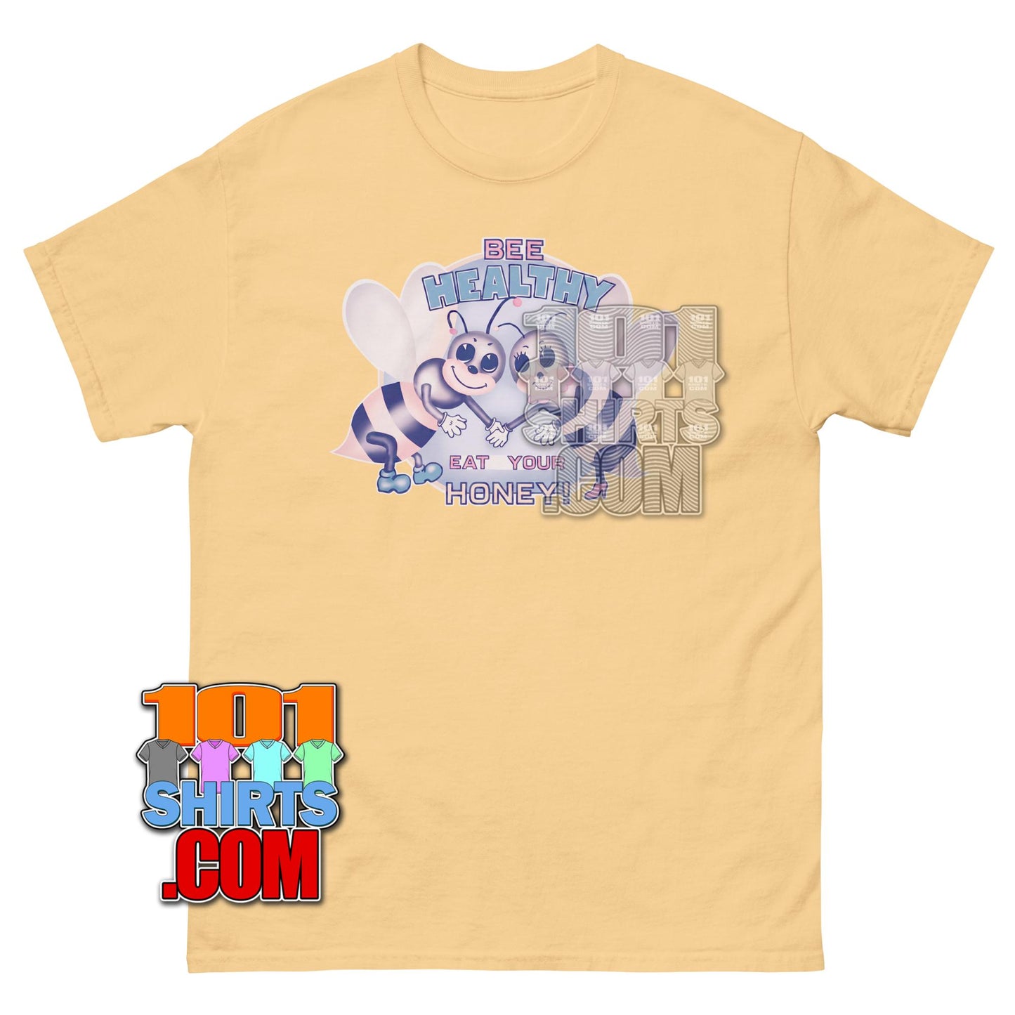 Fight Club Movie Bee Healthy Eat Your Honey Brat Pitt as Tyler Durden T-Shirt