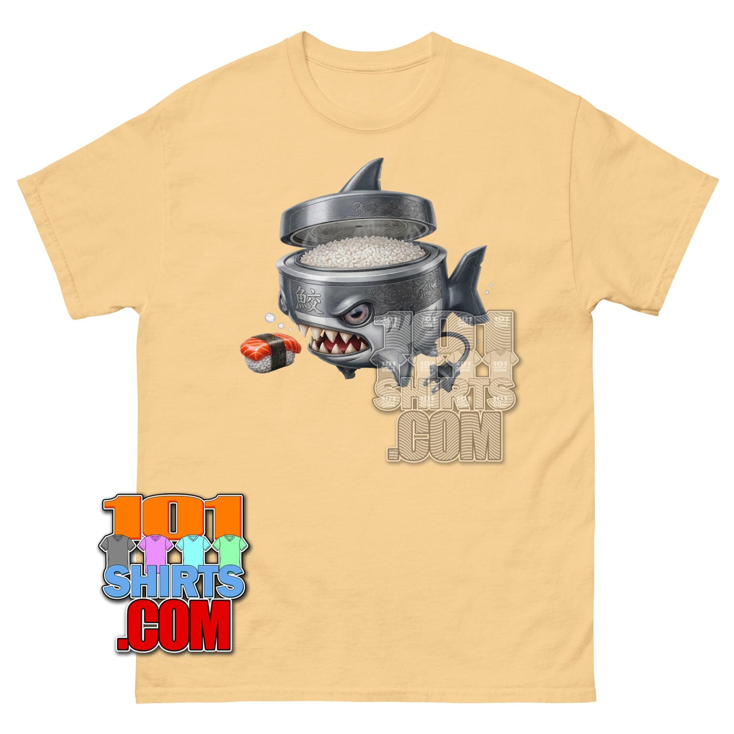 Shark Muscle Ricecooker Japanese Anime Art Kawaii Child's Tee
