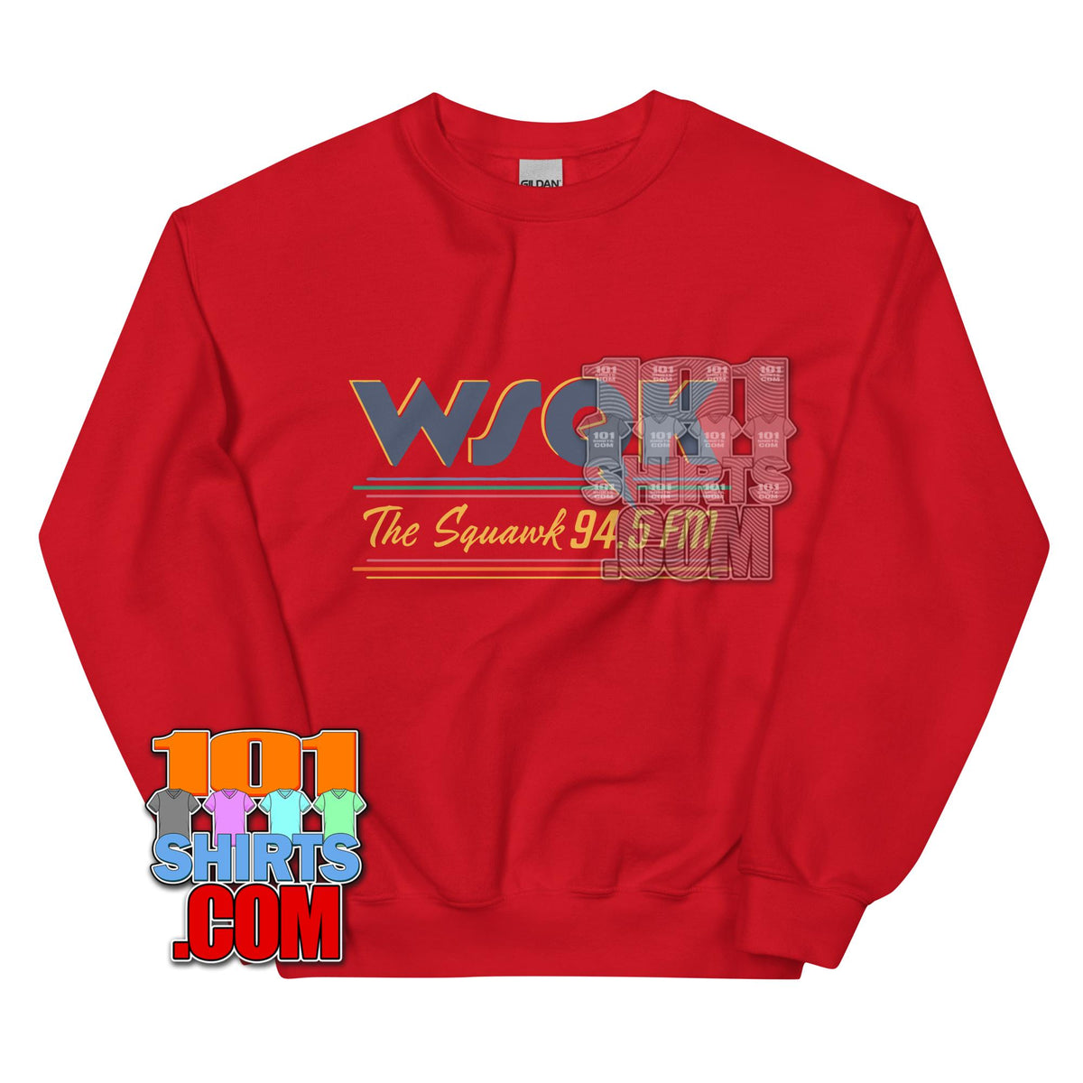 Stranger Things Season 5 2025 WSQK The Squawks 94.5 FM Logo Dustin Sweatshirt