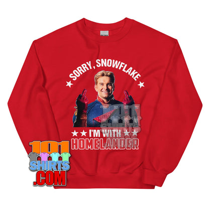 The Boys Season 5 Soldier Sorry Snowflake I'm with Homelander Sweatshirt