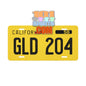 American Graffiti Movie GLD 204 license plate - 101SHIRTS