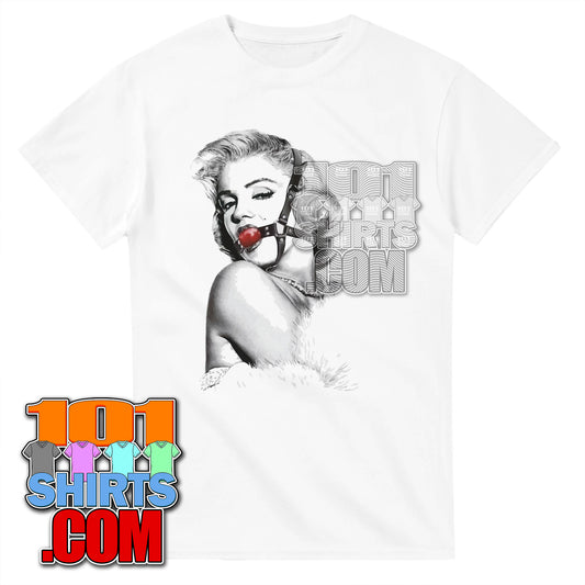 Marilyn Monroe with Gag Ball BDSM T shirt