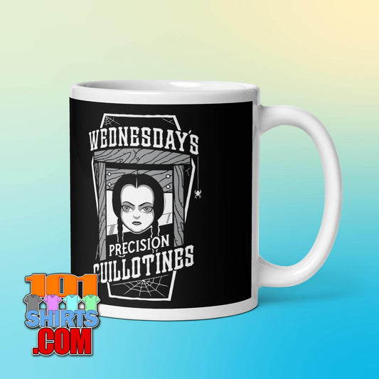 Wednesday Addams Guillotine Coffee Mug: Spooky Style for the Morbidly Tea! - 101SHIRTS