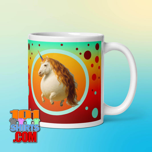 Chubby Unicorn Coffee Mug - Because Real Magic Needs Snacks - 101SHIRTS