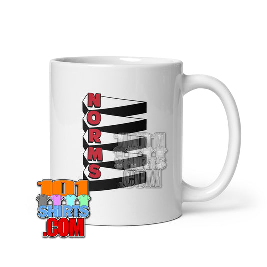 Good Luck Have Fun Don't Die Movie Norms Dinner Logo Mug